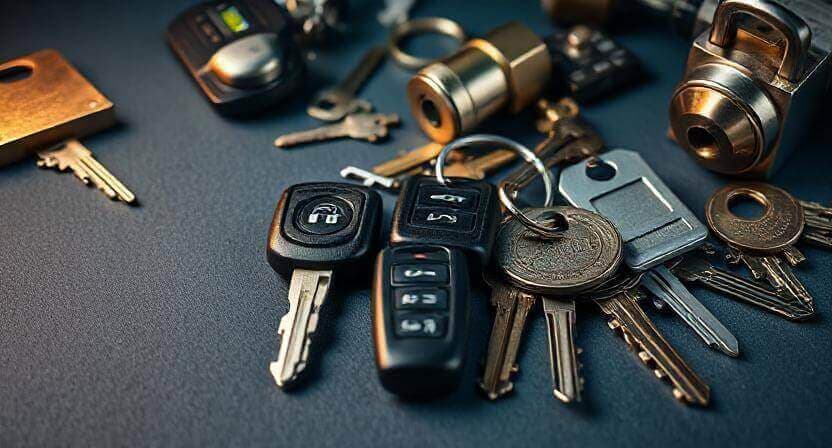 Professional locksmith in Oklahoma City working on door lock installation and key programming services