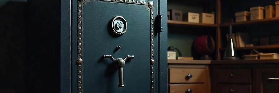 Black gun safe