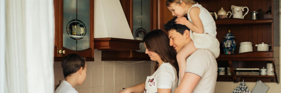 Happy family impressed by Okey Locksmith\'s rapid response service