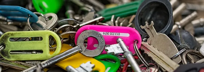 Massive pile of keys