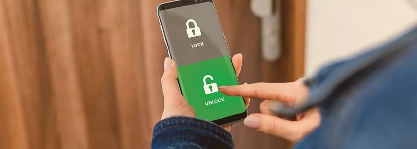 Open front door controlled remotely