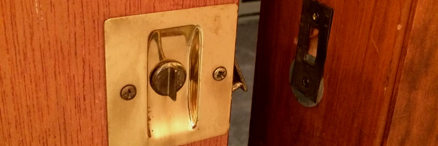 Pocket Door Locks have limited security