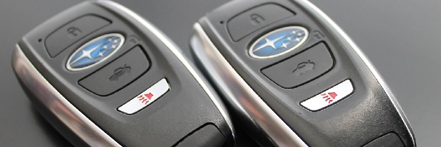 car fob with door sensors