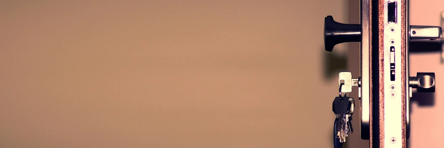 newly installed lock