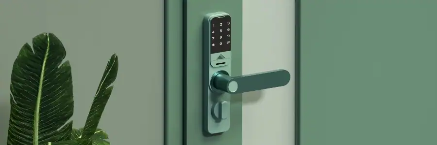 smart lock with digital number pad