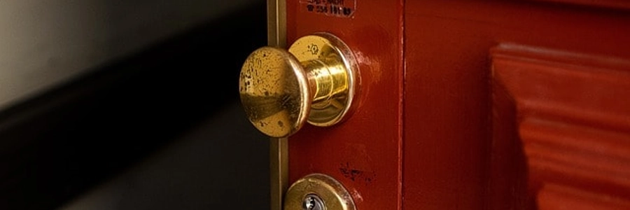 Residential property's door lock