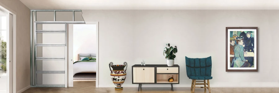 You need more door hardware for pocket doors