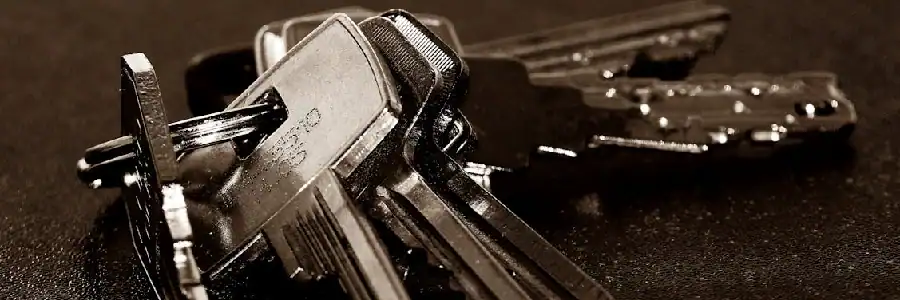 close-up of keys