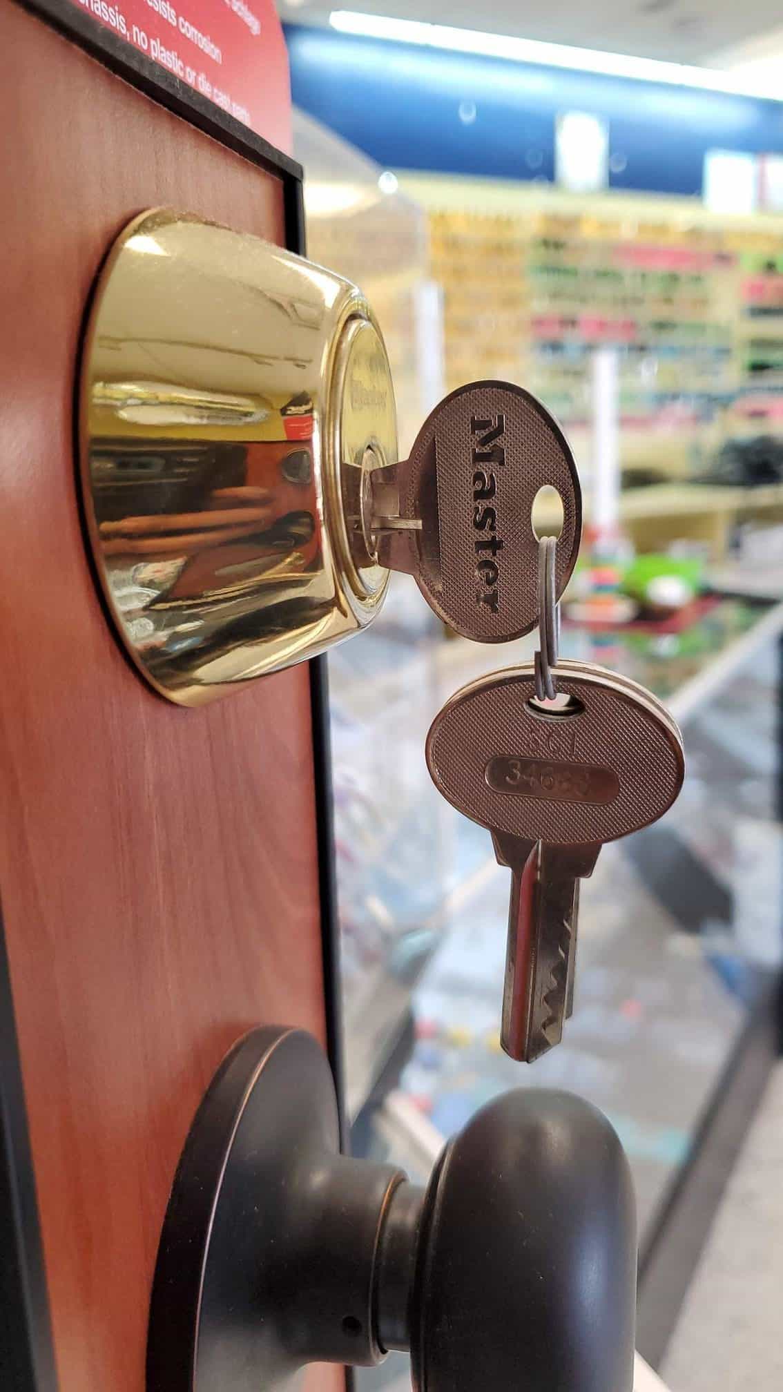 Master key system components and locksmith services at Okey Locksmith store